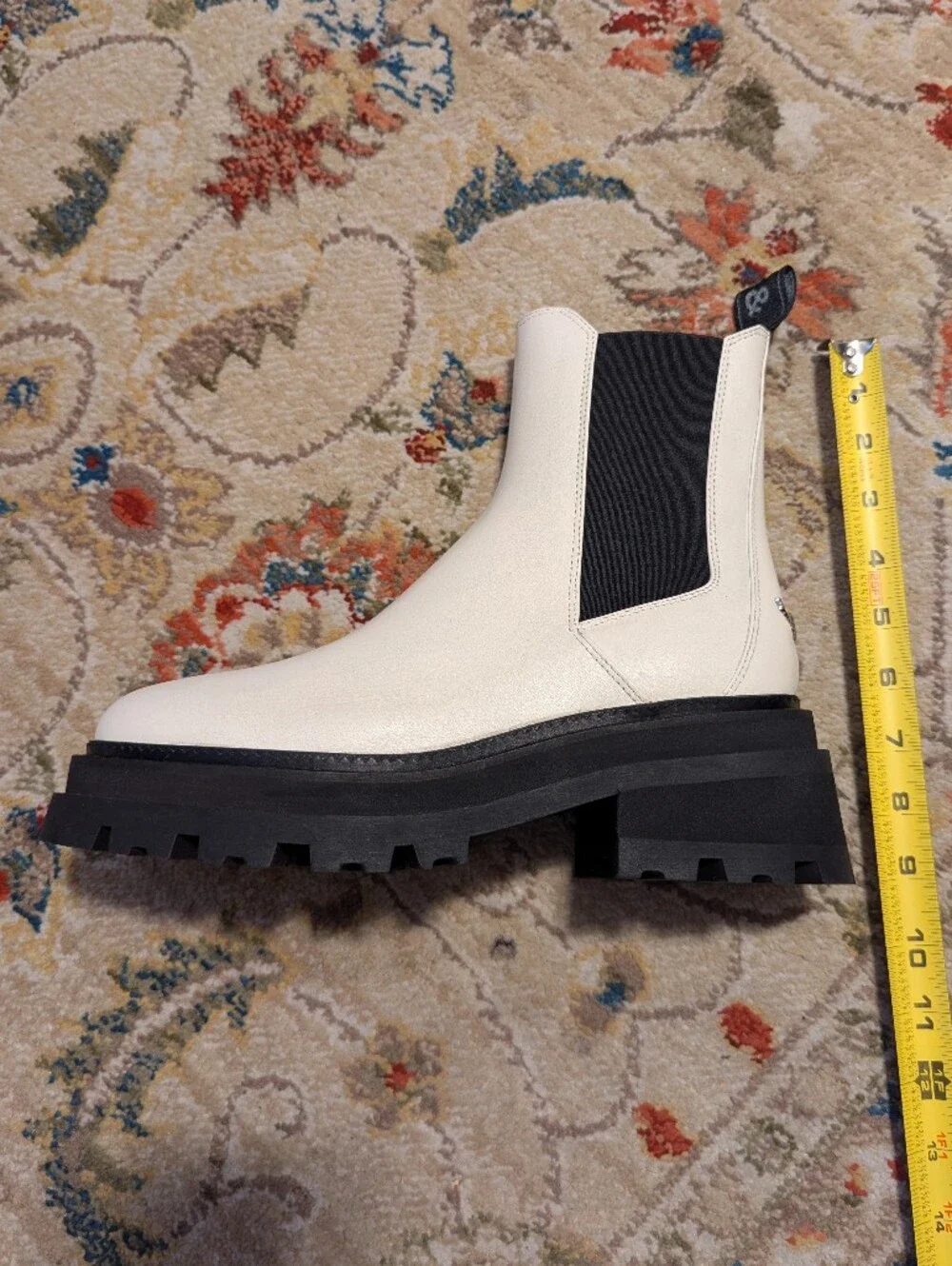 Zadig And Voltaire Ride Stretch White Chelsea Boots